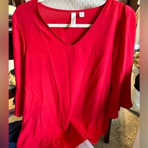 Red blouse